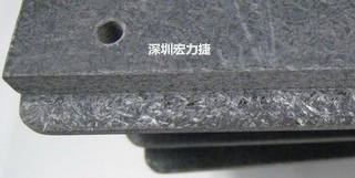 可加工性的合成石，可以用CNC洗出想要的形狀與機構(gòu)，可以媲美鋁合金