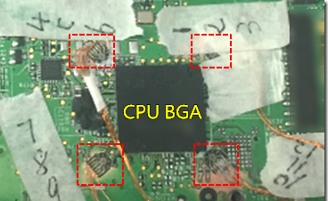 BGA錫裂，使用應(yīng)變片(Strain Gauge)量測(cè)電路板到底哪個(gè)環(huán)節(jié)產(chǎn)生較大變形量