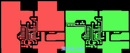 此操作可使文件中大部分的焊盤輸出后仍為焊盤，不會(huì)成為線性焊盤，并且不會(huì)產(chǎn)生像下圖一樣的短路情況