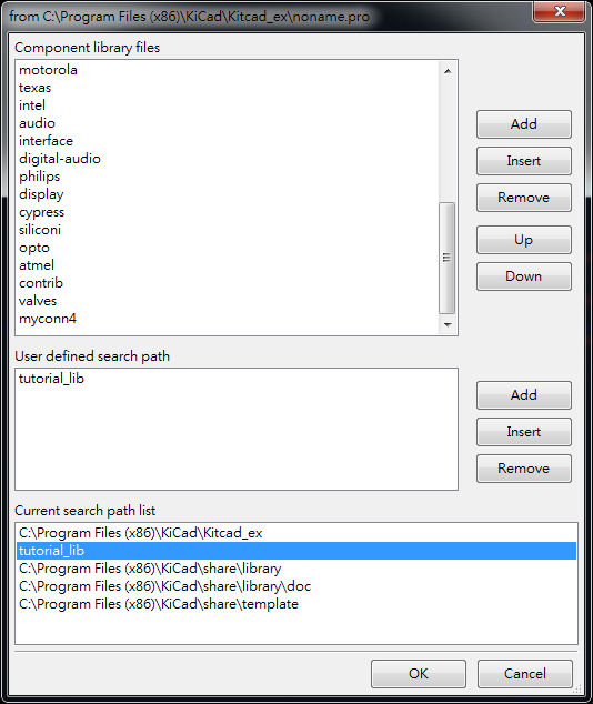 上下兩個(gè)視窗都Add 你的library ，在library browser 就可以找到你的library
